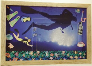 Scuba Diving Picture/Photo Frame 8190