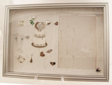 25th Wedding Silver Anniversary 5x7 Picture/Photo Frame 2038