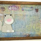 Grey Cat Picture/Photo Frame 25-025 Grey Cat Picture/Photo Frame 25-025