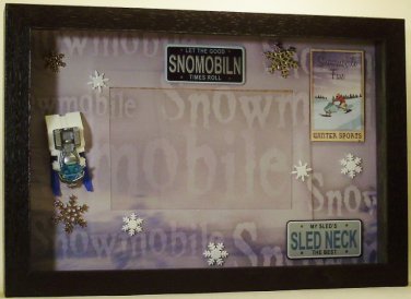 Snowmobile Picture/Photo Frame 8235