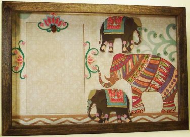 Elephants Picture/Photo Frame 9278