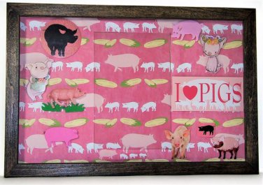 Pigs Picture/Photo Frame 9282