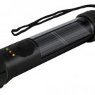 Solarlite Solar Powered Hybrid LED FlashLight with Battery Backup, Waterproof.