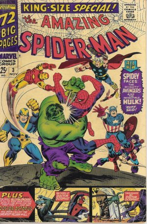 5-Collectable Comic Books from the 1960's including Spider-Man