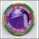 Stardust Casino $25 45th Anniversary Chip