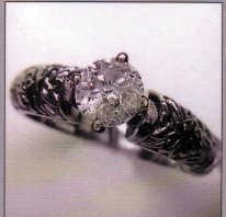 Ladies White Gold Ring with.93 Carat Diamond