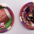 XLI Autographed Super Bowl Chip from the 4 Queens Casino