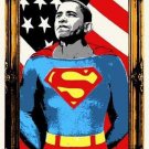 Mr. Brainwash Obama Superman Gold Edition Signed and Numbered Art Print