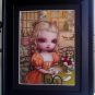 Mark Ryden "Grinder" (Detail) Young Girl Orange Dress Bumblebee Tea Party