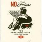 Shepard Fairey "No Future" Letterpress 2016 Obey Giant