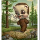 Mark Ryden California Brown Bear Lithograph
