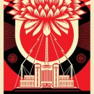 Shepard Fairey Obey Giant Green Power Signed Lithograph Shepard Fairey Obey Giant Green Power Signed Lithograph