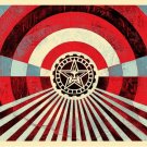 Shepard Fairey Obey Giant Tunnel Vision (Blue) Signed & Numbered