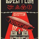 Shepard Fairey Obey Giant Led Zeppelin Mothership Numbered Screenprint w/ COA