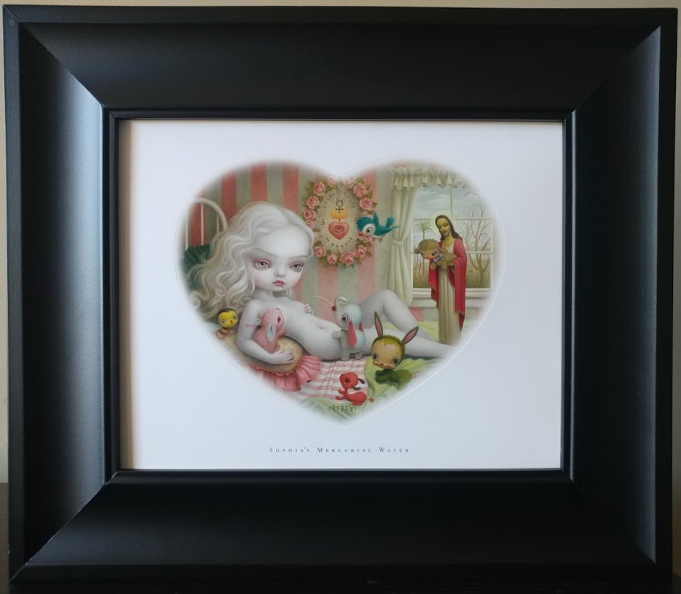 Mark Ryden "Sophia's Mercurial Waters" Framed Limited Edition Lithograph Print