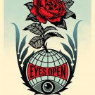 Shepard Fairey Obey Giant Eyes Open Signed Lithograph