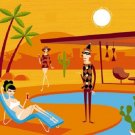 SHAG Art "The Supplicant" 04 Retro Custom Framed Palm Springs Artwork