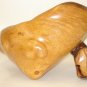 Ash Wood Burl Bowl with Ironwood Leg