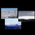 3  4x6 Prints Snowy Mountains