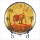 Elephant Plate With Stand