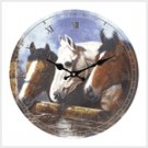 Equestrian Wall Clock