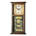 Golf Motif Shadowbox Clock