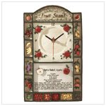 Fruit Stand Wall Clock
