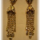 Gold tone Rhinestone dangles