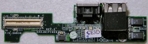 DELL LATITUDE D600 500M 600M USB / S VIDEO OUT BOARD DA0JM1PI6E6
