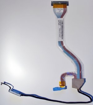 DELL INSPIRON E1505 6400 15.4" LCD SCREEN CABLE UF167 / 0UF167