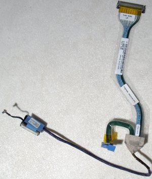 DELL LATITUDE D500 D600 INSPIRON 500M 600M 14.1" LCD SCREEN CABLE 6M871