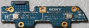 SONY VAIO VGN-S150 VGN-S160 POWER SWITCH BOARD SWX-173