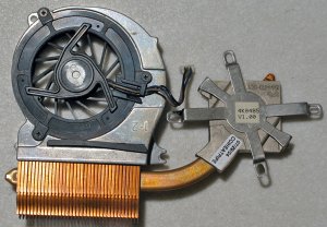 HP COMPAQ NC6000 CPU HEATSINK & COOLING FAN UDQF2PH02C1N 844410-001