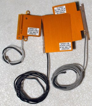 IBM THINKPAD R50 R51 WiFi WIRLESS & BLUETOOTH ANTENNA CABLES 91P6813