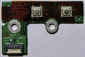 HP PAVILION DV1000 HOTKEY BUTTON BOARD 35CT1AB0004 CE3B