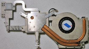 HP ze4200 COMPAQ 2100 CPU HEATSINK & FAN CF0550 319456