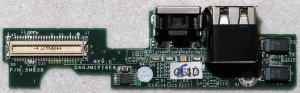 DELL D600 500M 600M USB / S VIDEO OUT BOARD DA0JM1PI6E6