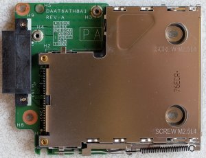 HP DV6000 DV6500 PCMCIA REMOTE CAGE BOARD DAAT6ATH8A1