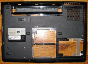 HP DV6000 DV6500 DV6565 BOTTOM CASE BASE w/ COA 431426