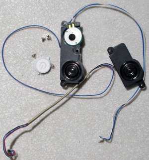 OEM APPLE MAC iBOOK G4 12" INCH SPEAKERS & POWER SWITCH
