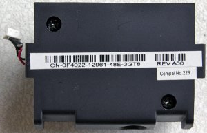 DELL INSPIRON 9100 SUB WOOFER SPEAKER ASSEMBLY F4022