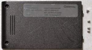 GATEWAY MX6030 6000 HARD DRIVE CADDY COVER 3JMA1HCTAD0