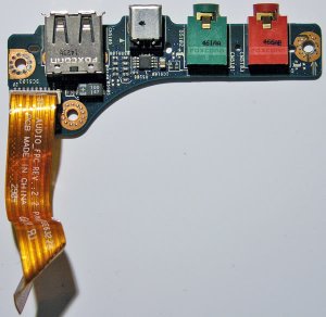 SONY VGN A150 160 A190 USB FIREWIRE AUDIO BOARD CNX 245