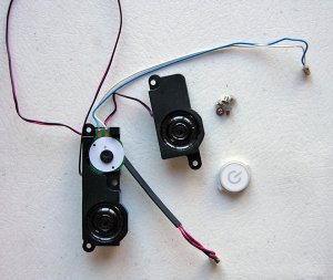 OEM APPLE MAC iBOOK G3 12" INCH SPEAKERS & POWER SWITCH