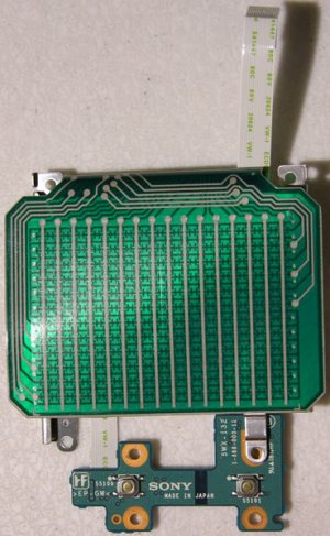 SONY Z1RAP  Z1A MOUSE TOUCHPAD ASSY W/ CABLES & FRAME SWX-132