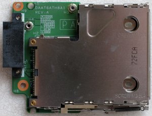 HP DV6000 DV6500 PCMCIA REMOTE CAGE BOARD DAAT6ATH8A1