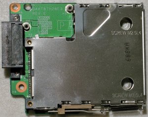 HP PAVILION DV6000 DV6500 DV6565 PCMCIA REMOTE CAGE BOARD DAAT8TH28E3