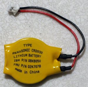 IBM THINKPAD X32 X31 X30 BIOS / CMOS BATTERY 08K8050