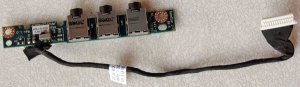 HP PAVILION DV4 DV7 SERIES AUDIO JACK BOARD LS-4081P 486840-001 w/ CABLE