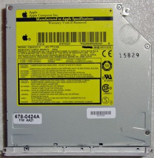 GENUINE APPLE MAC iBOOK G4 12" 14" DVD CDRW DRIVE CW-8121-C